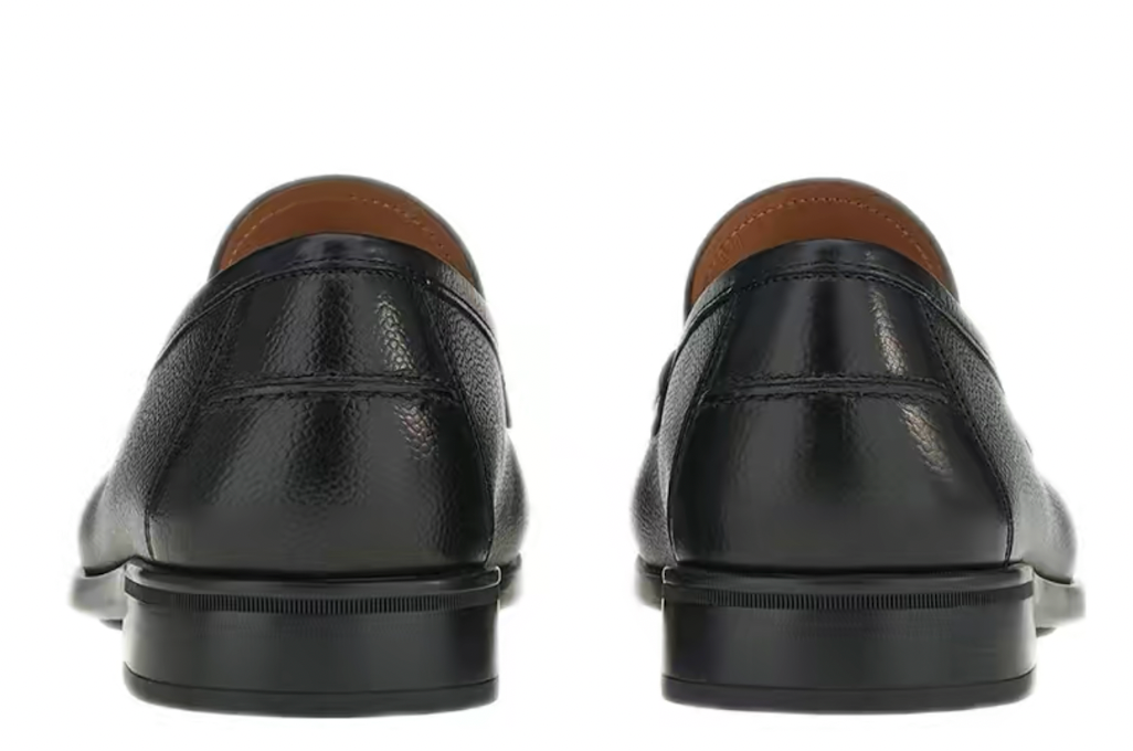  Giày Salvatore Ferragamo Nam Loafer With Gancini Ornament 'Black' 