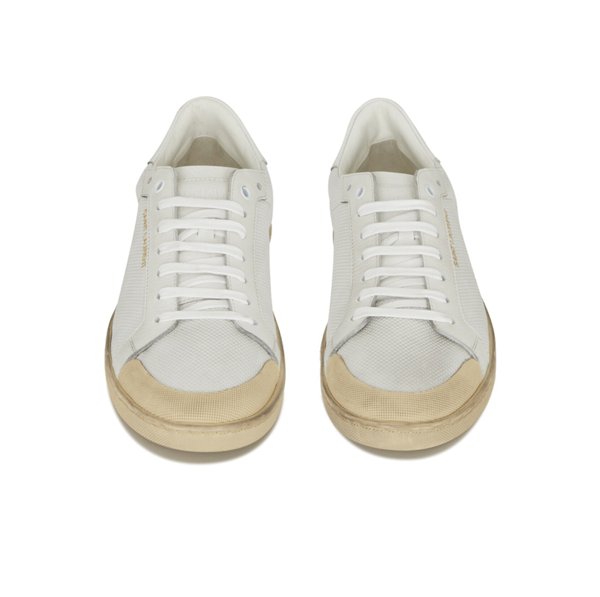  Giày Nam Saint Laurent Court Classic Sl/39 Perforated Leather 'Ivory' 