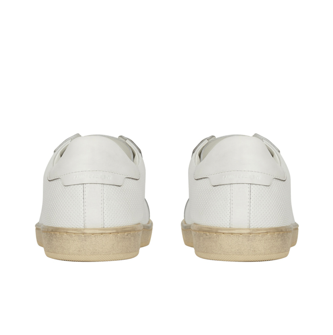  Giày Nam Saint Laurent Court Classic Sl/39 Perforated Leather 'Ivory' 