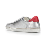  Giày Nam Saint Laurent Court Classic Sl/10 Perforated Leather 'Silver' 