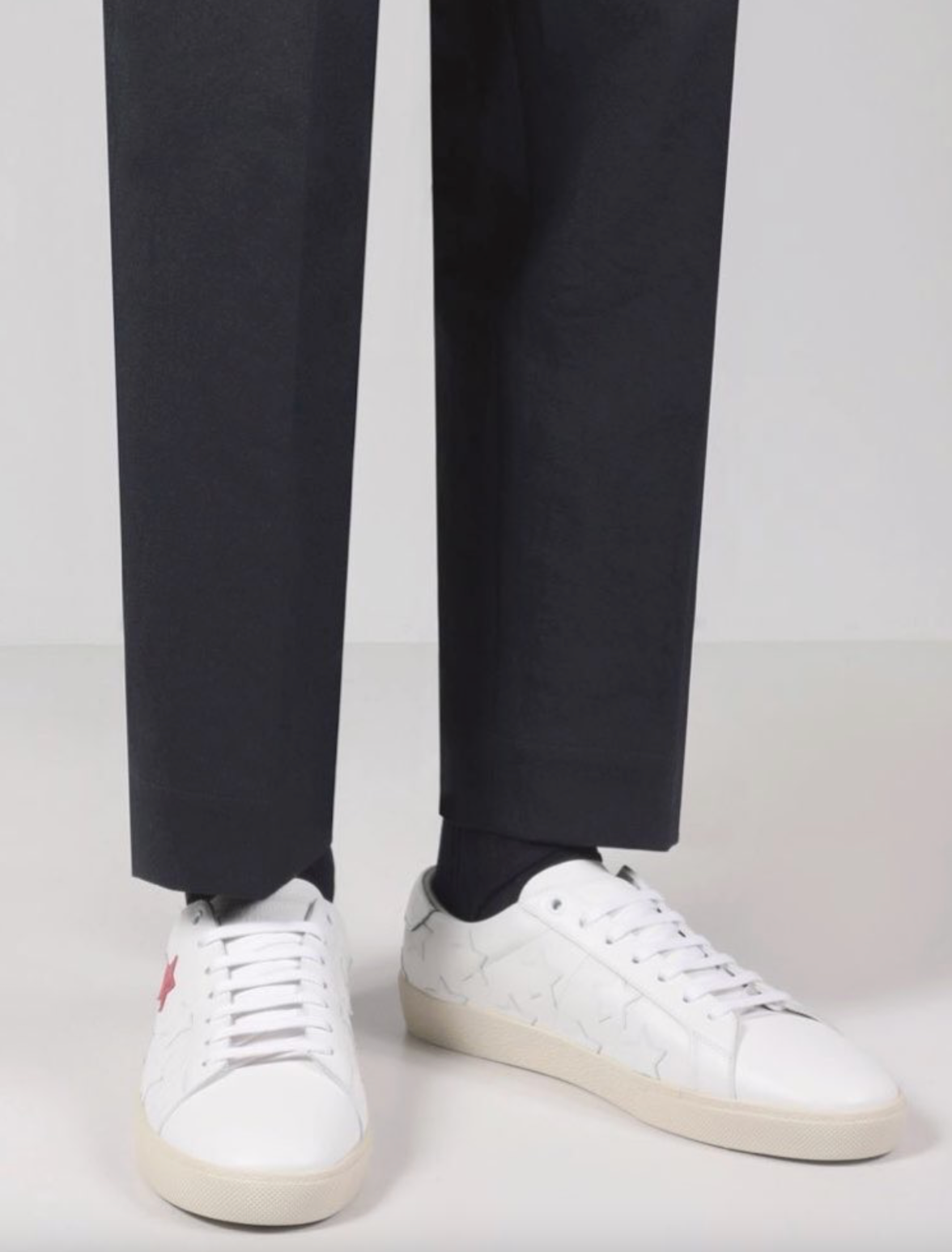  Giày Nam Saint Laurent Court Classic Sl/06 California Smooth Leather 'Bright White' 
