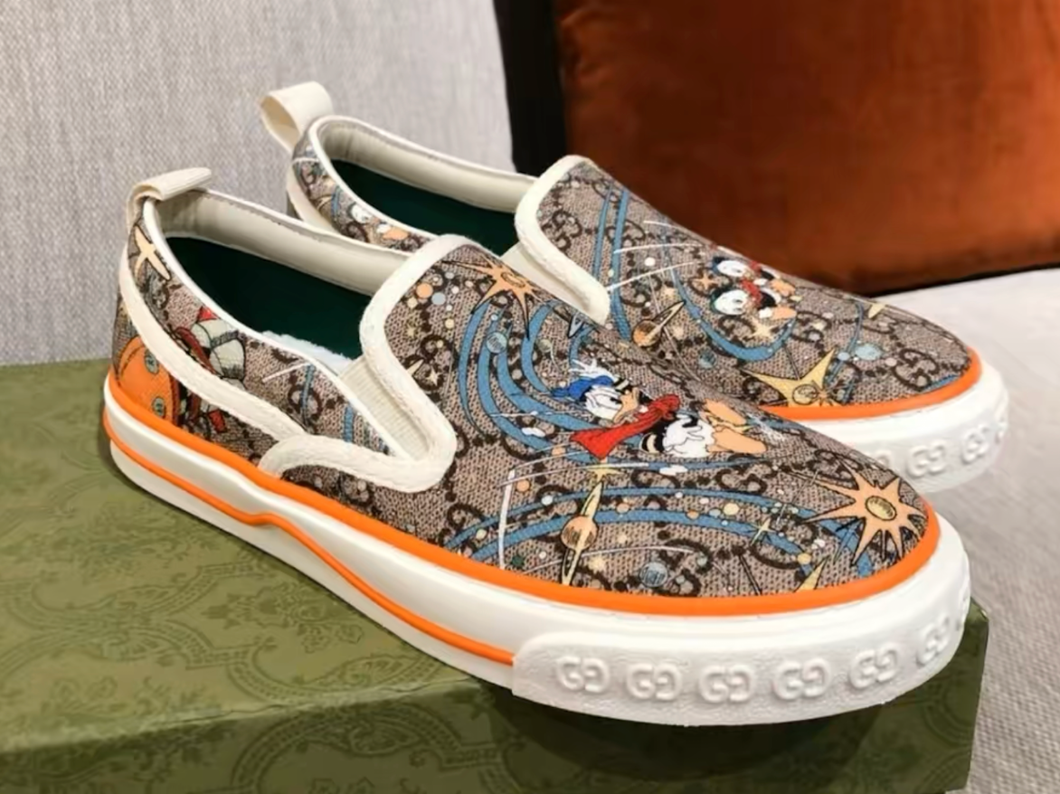 Giày Nam Gucci x Disney Tennis 1977  display picture 1