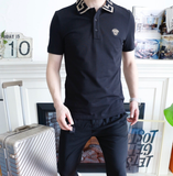  Áo Nam Versace Greca Collar Polo Shirt 'Black' 