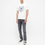  Áo Nam Kenzo Cotton T-shirt With Tiger Paris Logo 'White' 
