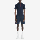  Áo Nam Alexander McQueen Cotton Polo Shirt 'Navy' 