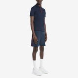  Áo Nam Alexander McQueen Cotton Polo Shirt 'Navy' 