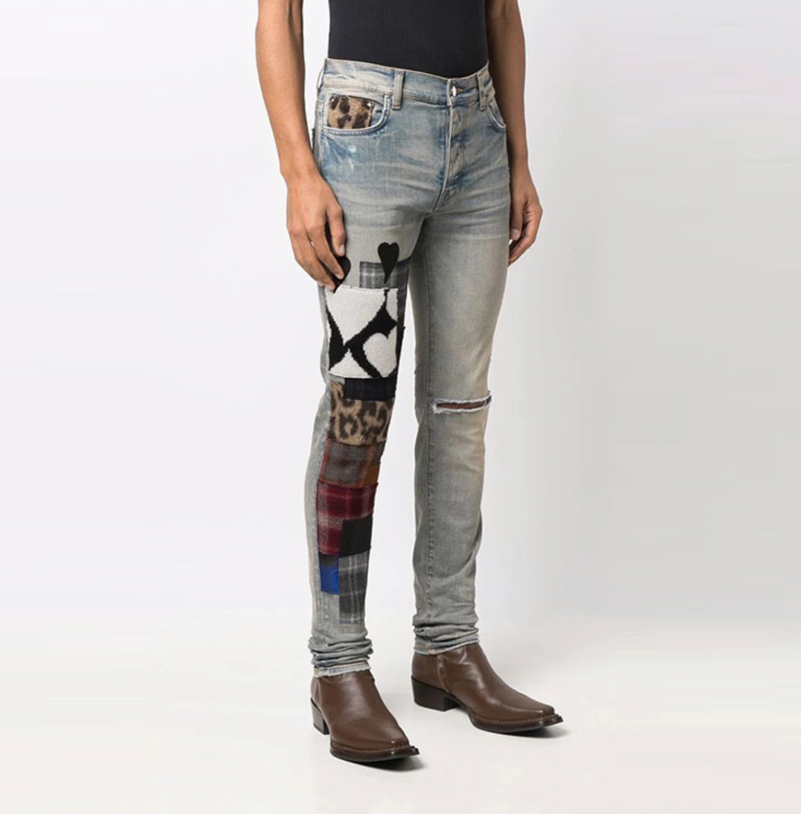 Stockx Skinny Jeans Amiri Art Patch Jeans Blue Amiri Blue