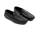  Giày Nam Prada Triangle Logo Leather Loafers 'Black' 