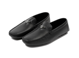  Giày Nam Prada Triangle Logo Leather Loafers 'Black' 