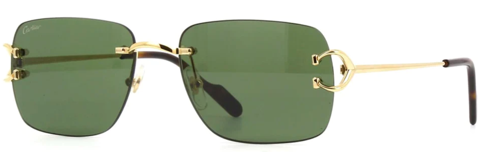  Kính Nam Cartier Signature C Sunglasses 'Green' 