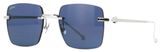  Kính Nam Cartier Sunglasses 'Blue' 