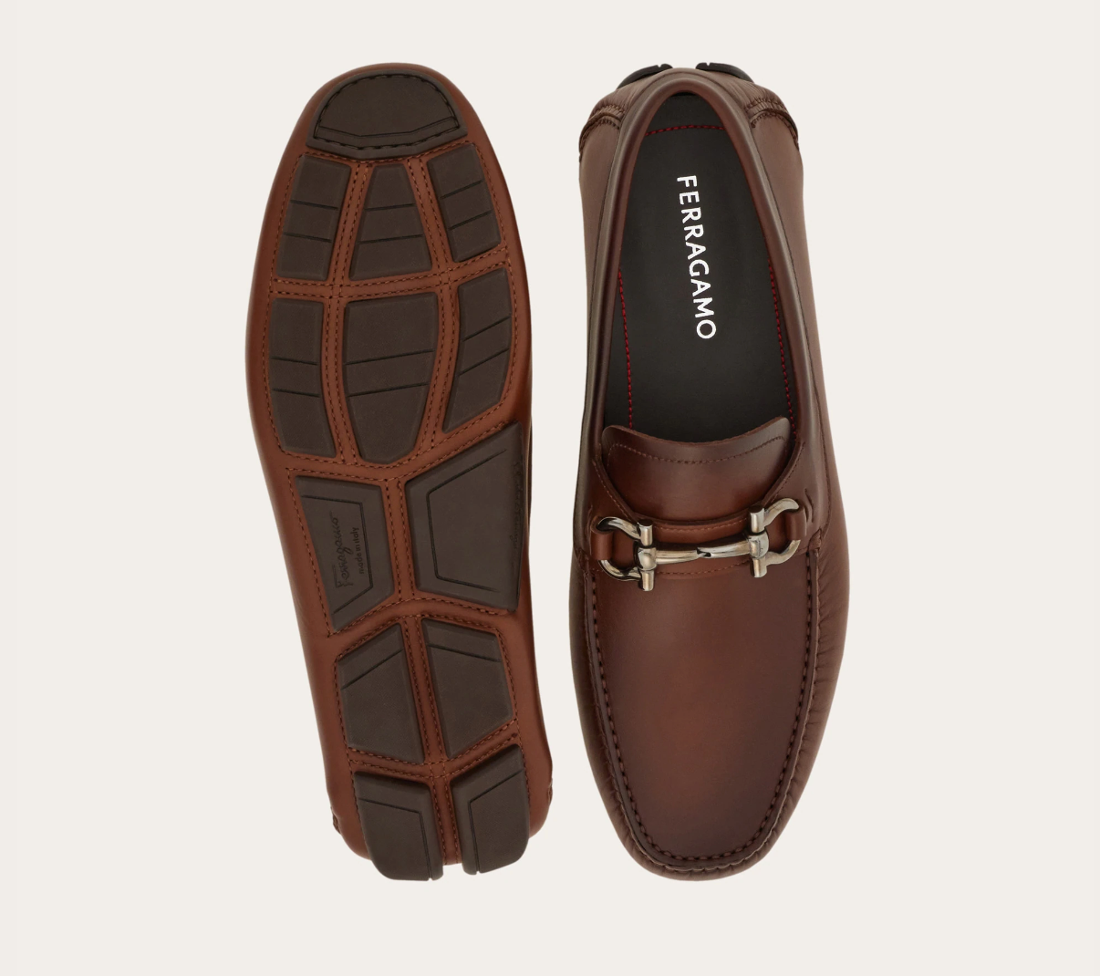 Giày Nam Salvatore Ferragamo Driver Ornament 'Brown' 02C398-778795 – LUXITY