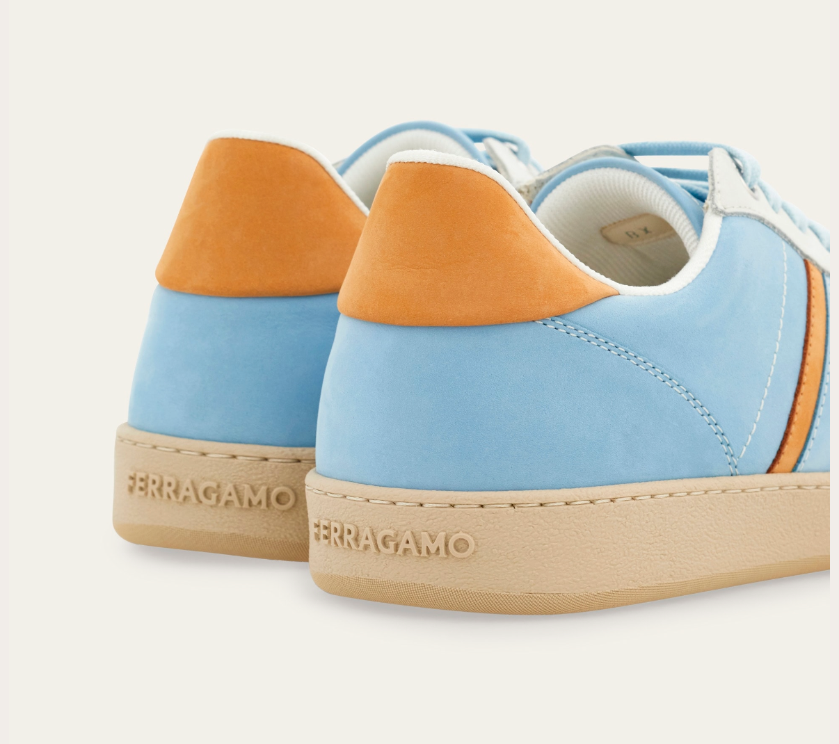  Giày Nam Salvatore Ferragamo Low Top Sneaker 'Sky Blue' 