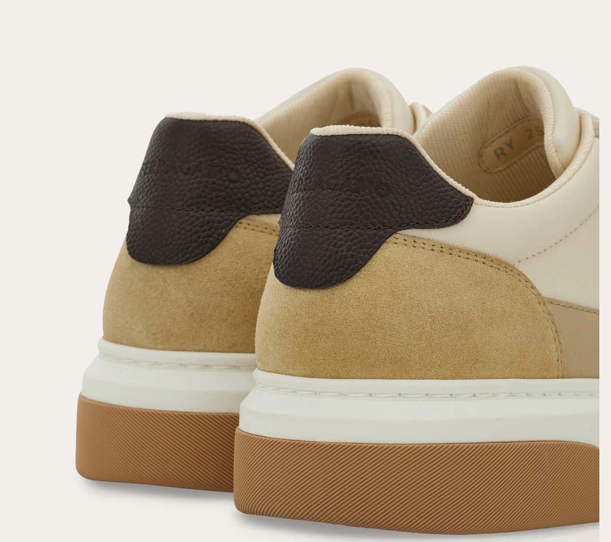  Giày Nam Salvatore Ferragamo Low Top Sneaker 'Stone' 