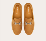  Giày Nam Salvatore Ferragamo Driver Gancini Ornament 'Camel' 