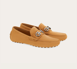  Giày Nam Salvatore Ferragamo Driver Gancini Ornament 'Camel' 
