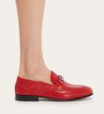  Giày Nữ Salvatore Ferragamo Mule Loafer 'Flame Red' 