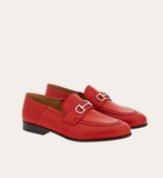  Giày Nữ Salvatore Ferragamo Mule Loafer 'Flame Red' 