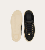  Giày Nữ Salvatore Ferragamo Wedge Sneaker 'Black' 