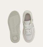  Giày Nữ Salvatore Ferragamo Gancini Sneaker 'White' 