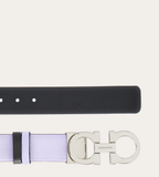  Thắt Lưng Nữ Salvatore Ferragamo Reversible Adjustable Gancini Belt 'Lavender' 