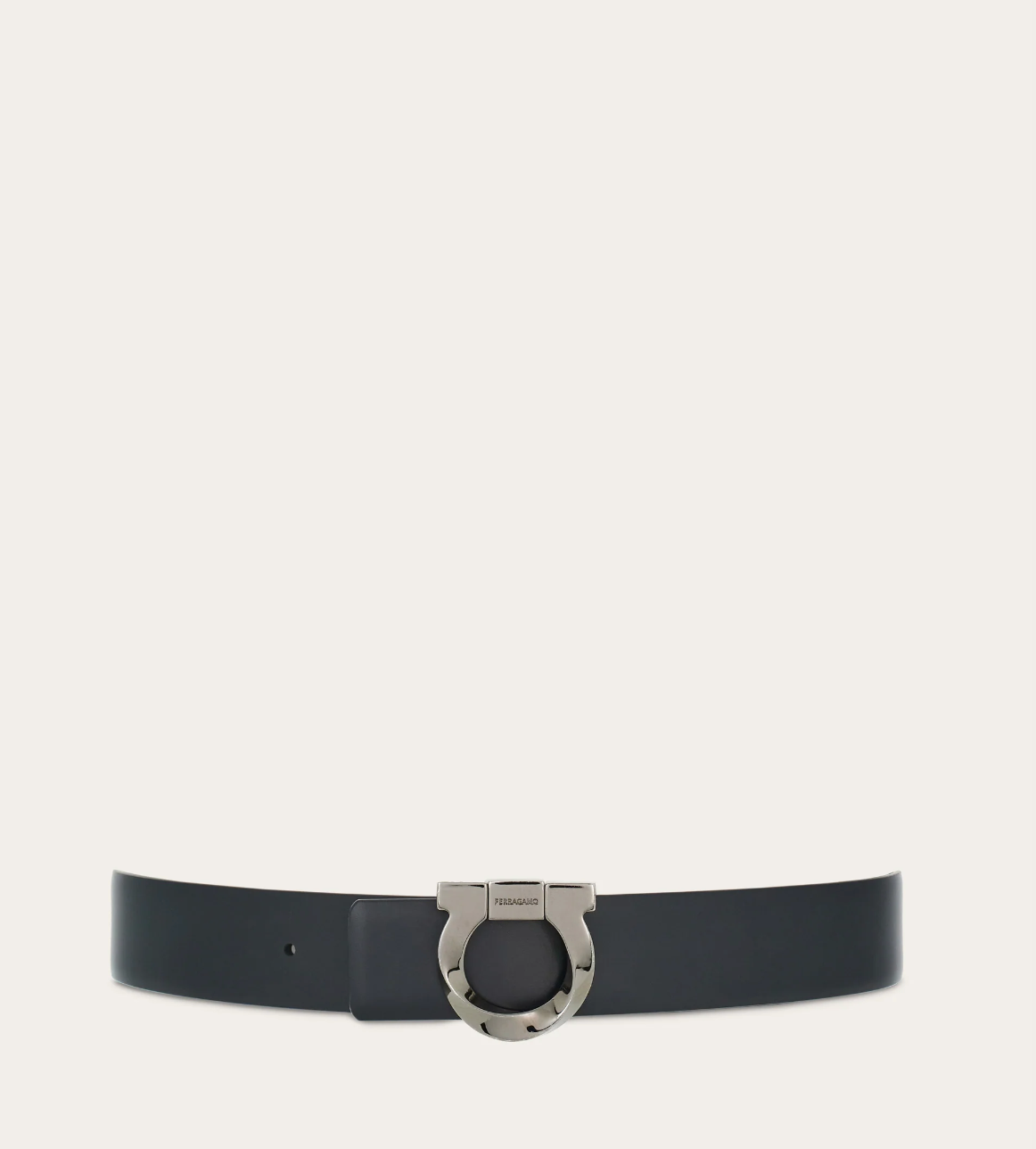  Thắt Lưng Nam Salvatore Ferragamo Fixed Gancini Twist Belt 'Black' 