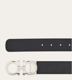  Thắt Lưng Nam Salvatore Ferragamo Gancini Belt 'Black' 