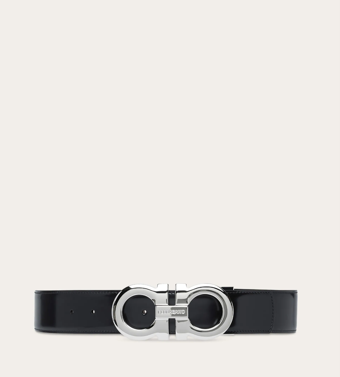  Thắt Lưng Nam Salvatore Ferragamo Gancini Belt 'Black' 