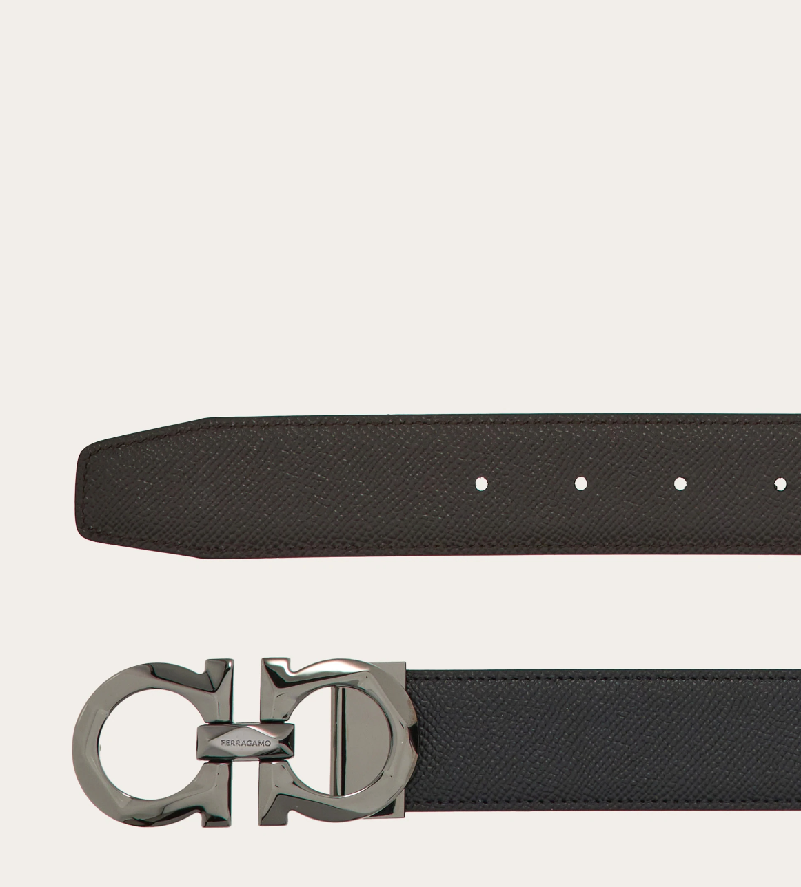  Thắt Lưng Nam Salvatore Ferragamo Gancini Belt 'Black' 