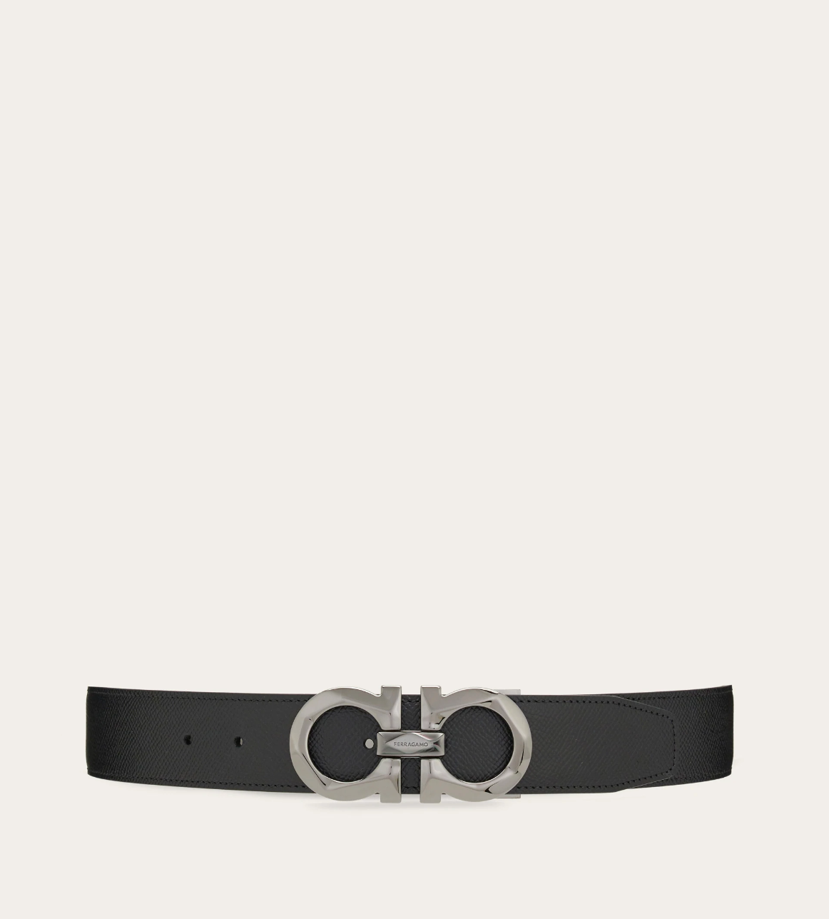  Thắt Lưng Nam Salvatore Ferragamo Gancini Belt 'Black' 