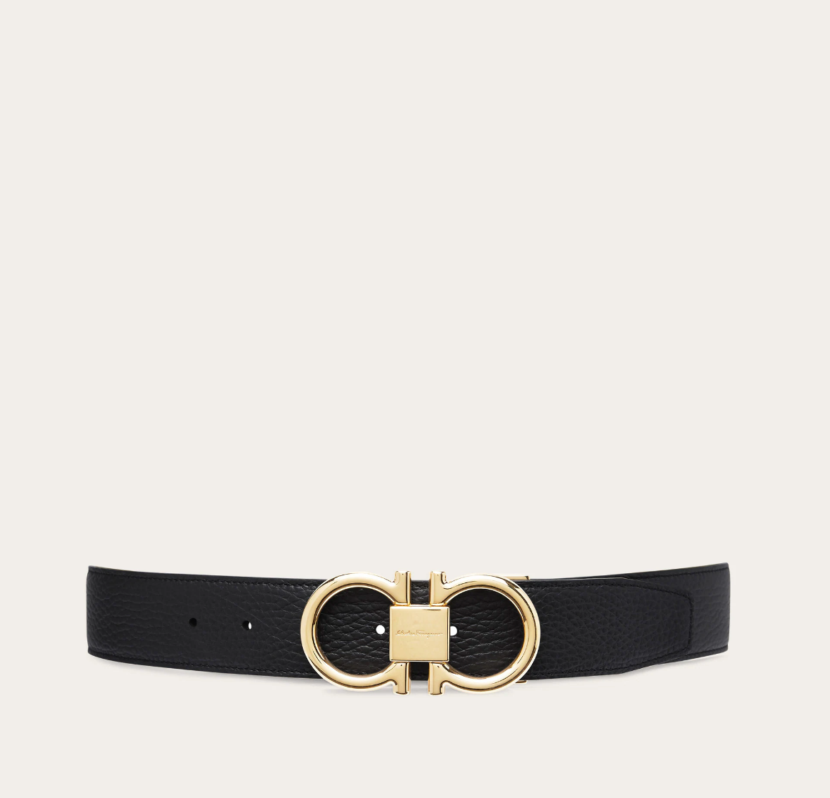  Thắt Lưng Nam Salvatore Ferragamo Gancini Belt 'Black' 