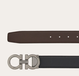 Thắt Lưng Nam Salvatore Ferragamo Gancini Belt 'Black' 