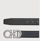  Thắt Lưng Nam Salvatore Ferragamo Gancini Belt 'Blue' 