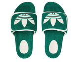  Dép Nam Gucci x Adidas Men’s GG platform ‘Green’ 