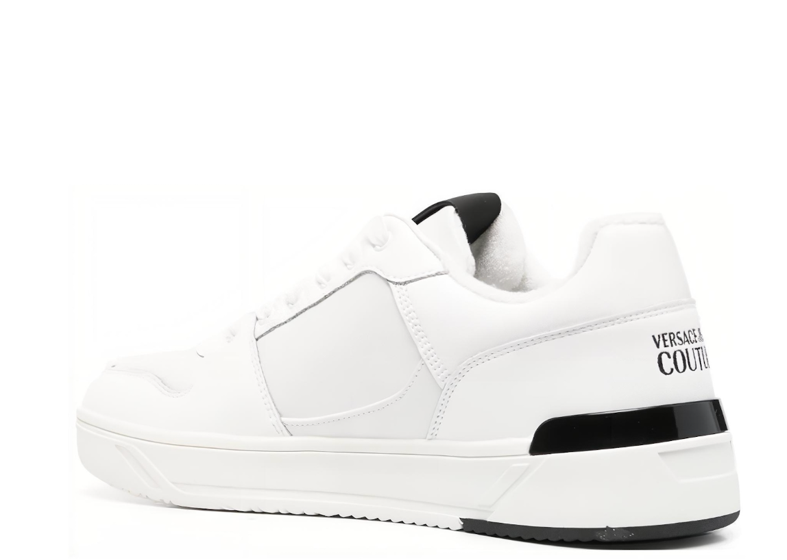  Giày Nam Versace Jeans Couture Logolu Deri 'White' 