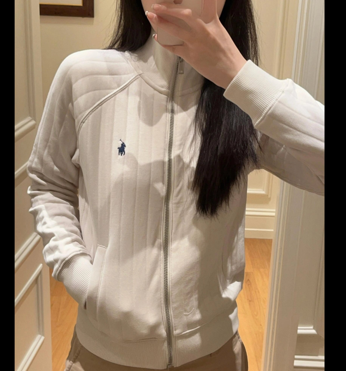  Áo Ralph Lauren Jacket Long Sleeves 'Cream' 