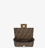  Túi Nữ Fendi Baguette Mini Jacquard Fabric Bag 'Brown' 