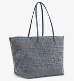  Túi Nữ Fendi Roll Large Jacquard Velvet Shopper 'Blue' 