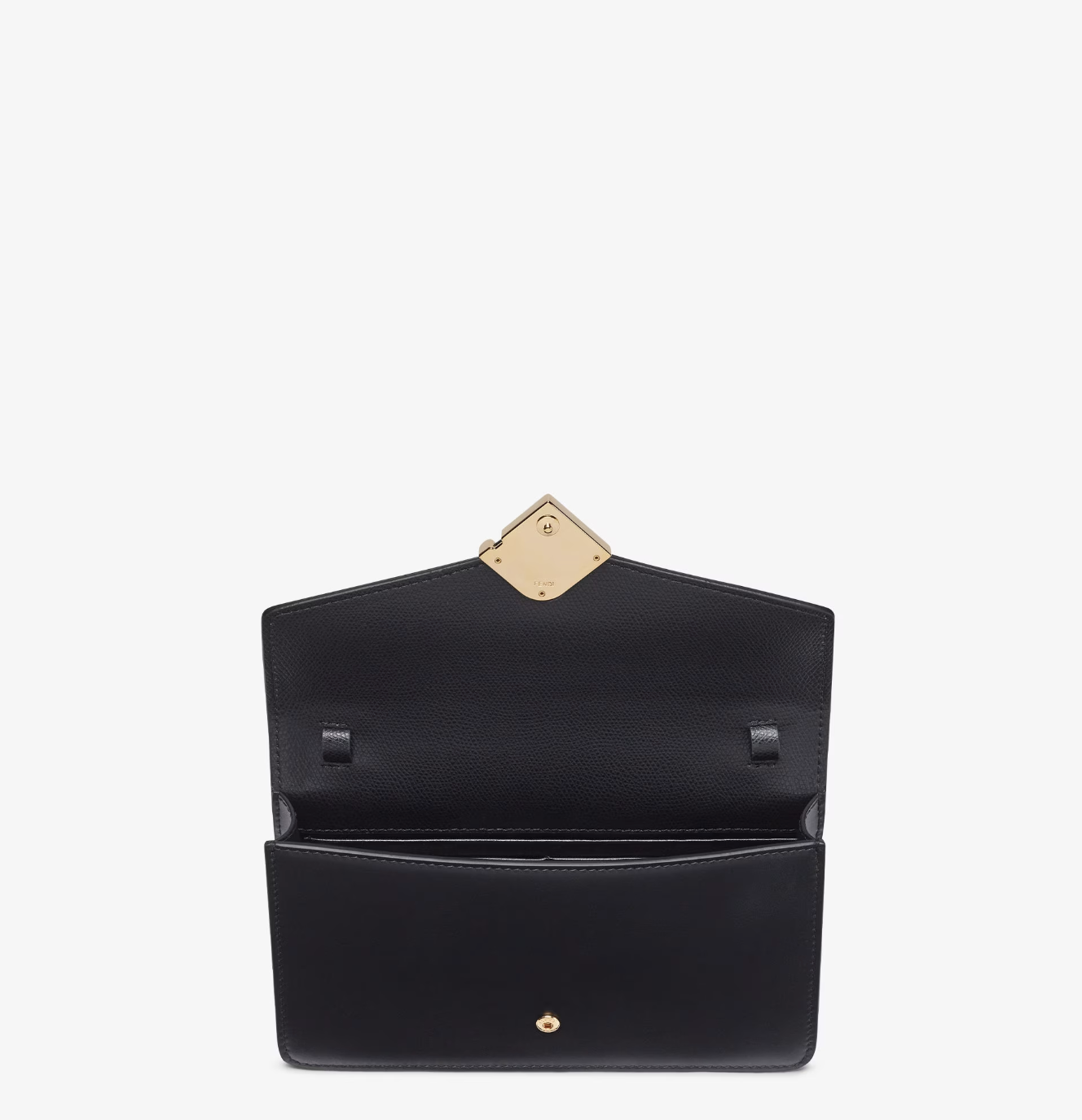  Ví Nữ Fendi FF Diamonds Wallet On Chain 'Black' 