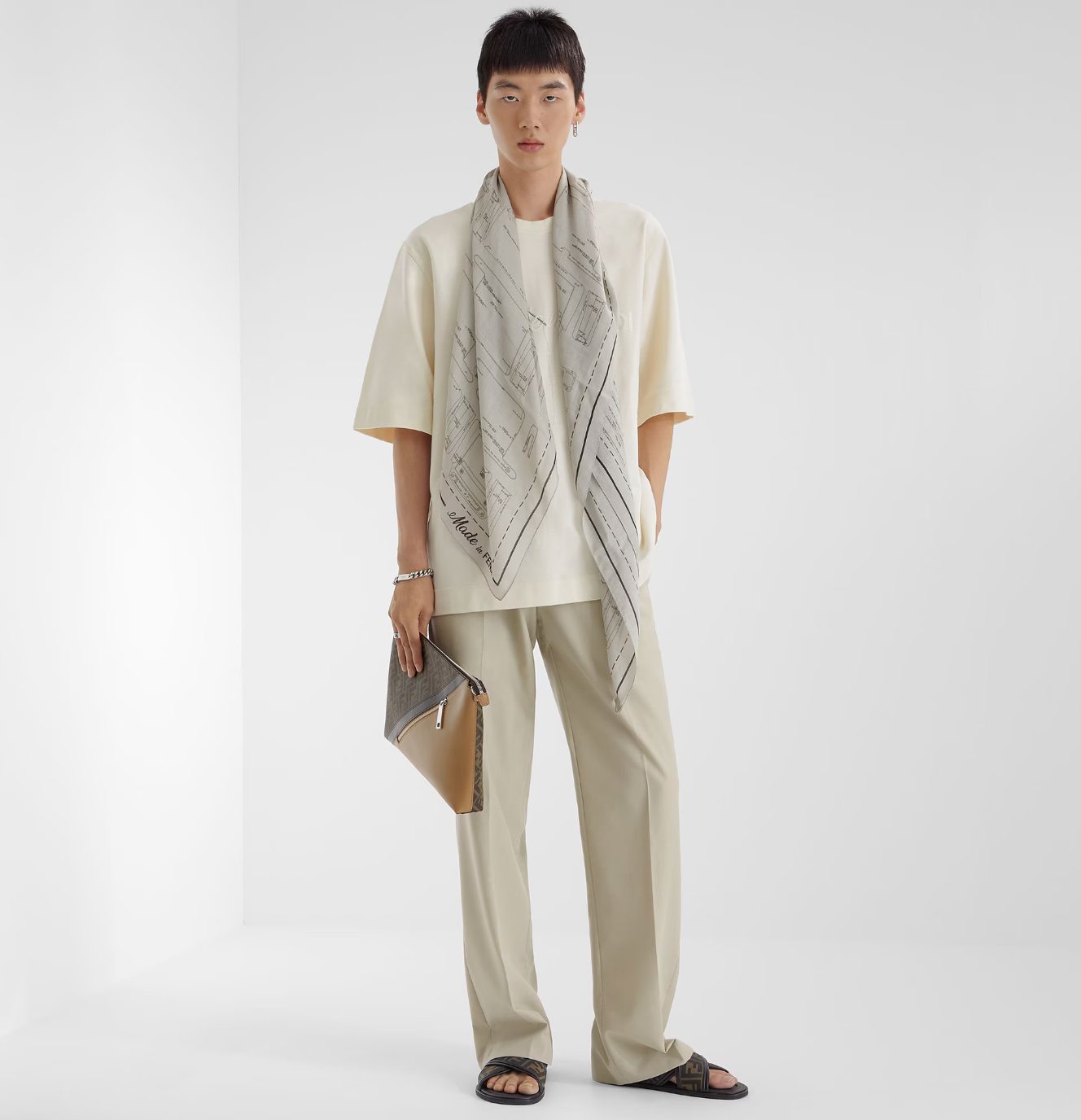  Dép Nam Fendi Slides 'Multicolour' 