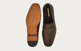  Giày Nam Salvatore Ferragamo Gancini Loafer 'Cement' 