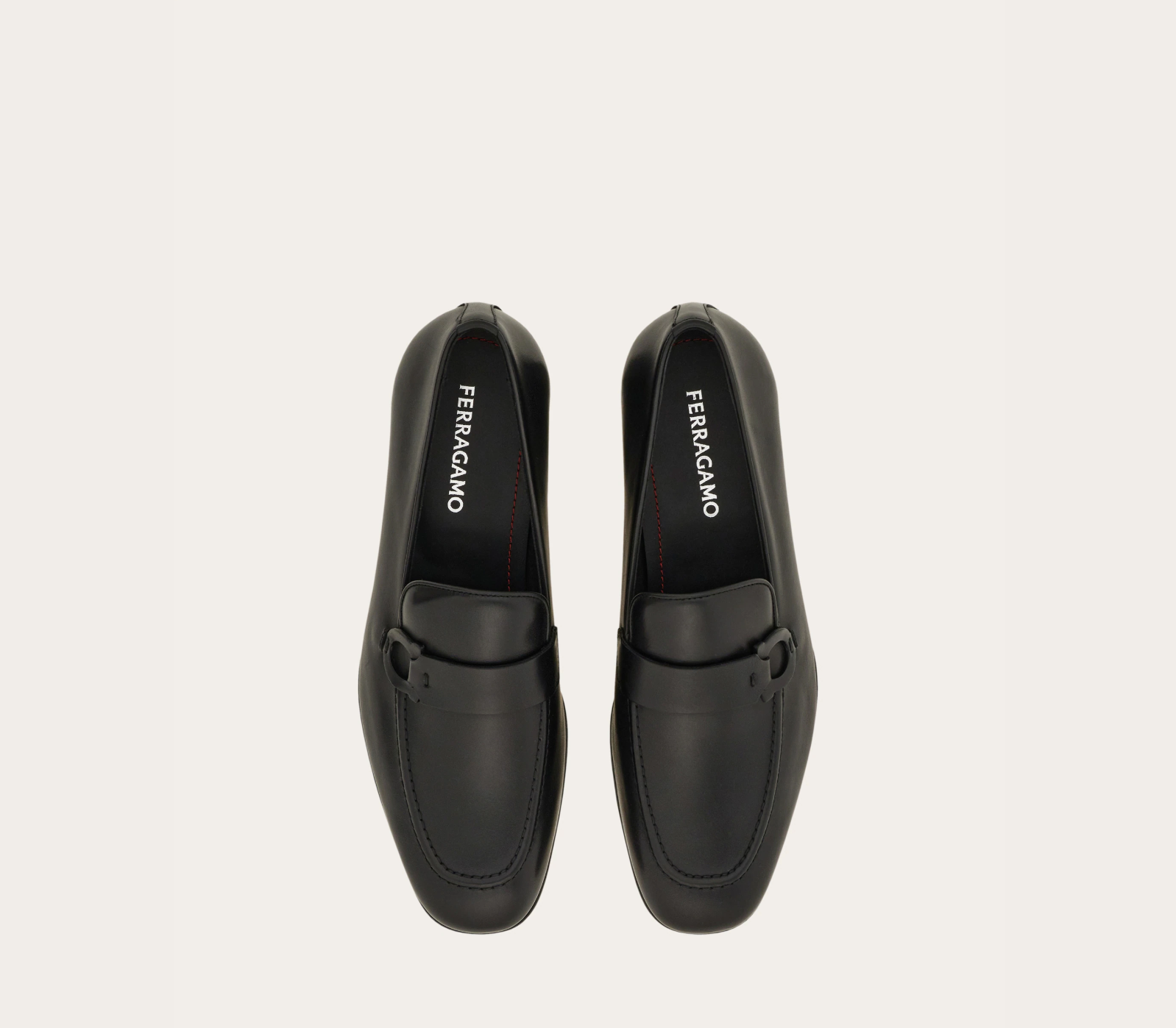  Giày Nam Salvatore Ferragamo Gancini Loafer 'Black' 