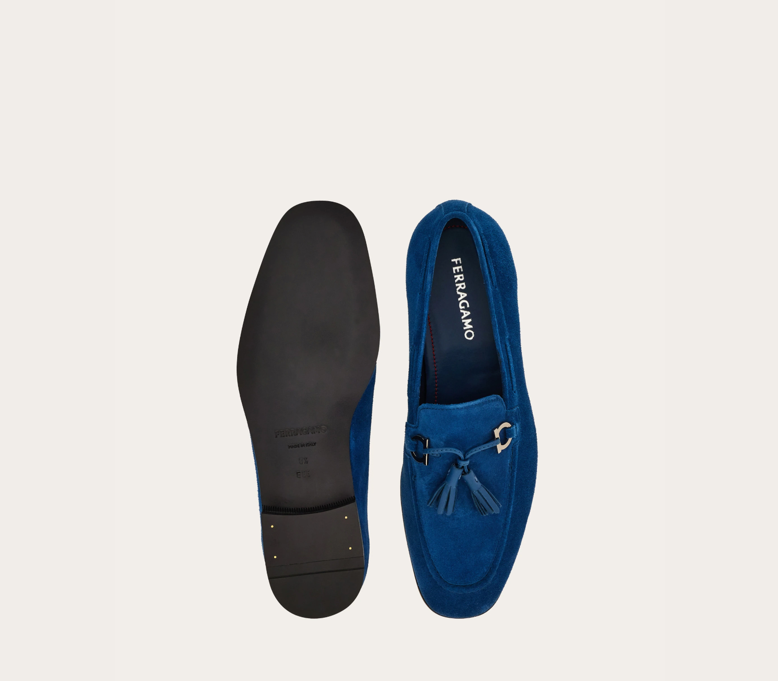  Giày Nam Salvatore Ferragamo Loafer 'Teal Blue' 