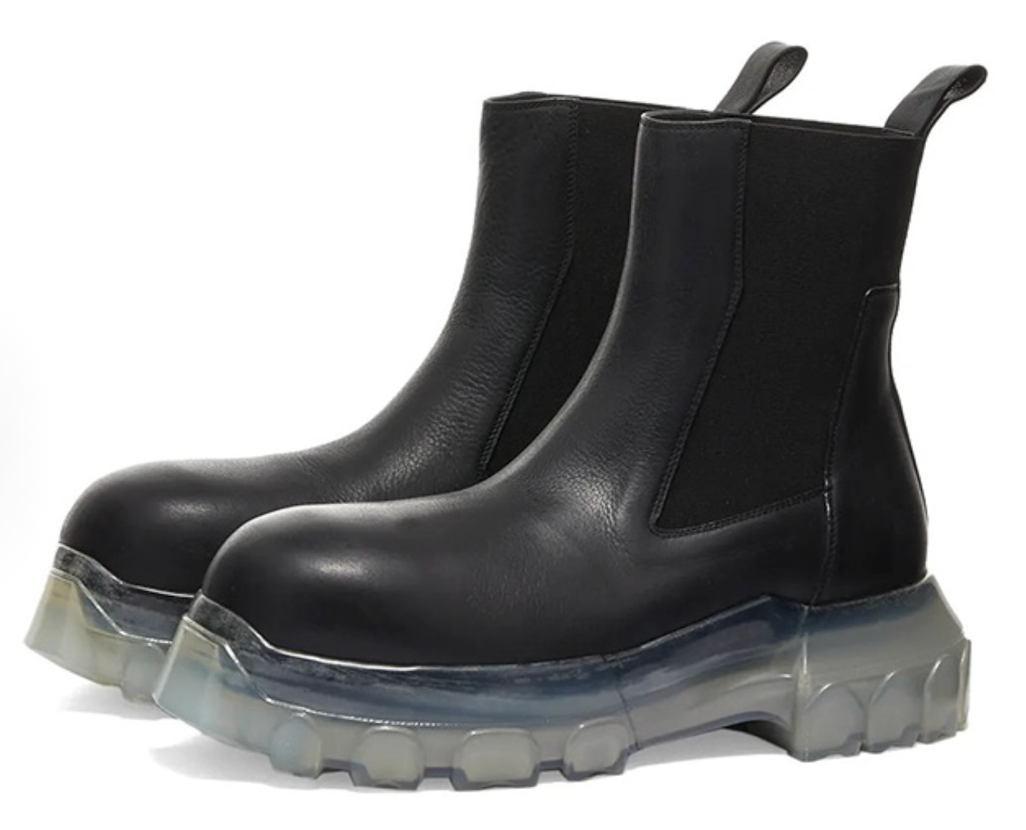  Giày Rick Owens Beatle Bozo Tractor Boots 'Black' 