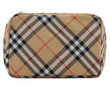  Túi Burberry Check Travel Pouch 'Beige' 