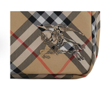  Túi Burberry Check Travel Pouch 'Beige' 