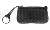  Ví Bottega Veneta Intrecciato Zipper Clutch 'Black' 