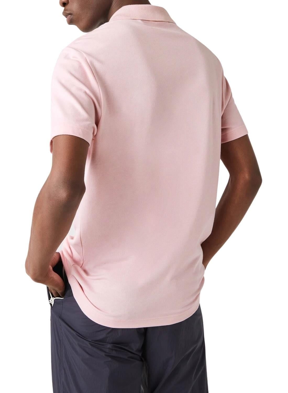  Áo Lacoste Acoste Regular Fit Stretch Organic Cotton 'Pink' 