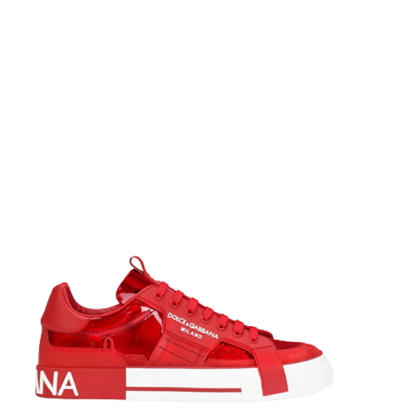  Giày Nam Dolce & Gabbana Mixed Material Custom 2 Zero 'Red' 