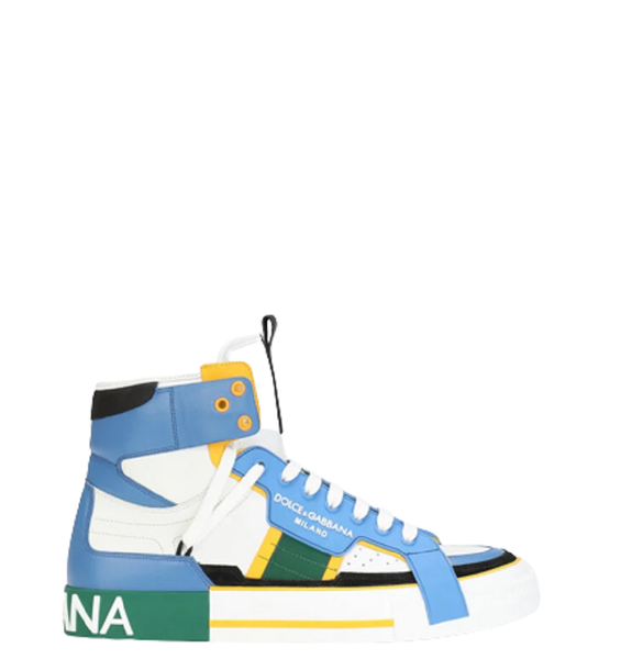  Giày Nam Dolce & Gabbana Calfskin Custom 2 Zero Contrasting Multicolor 